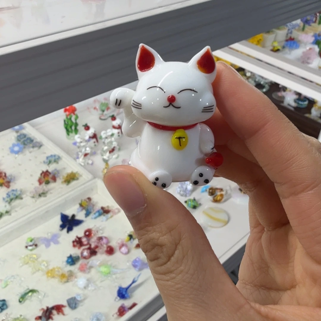 琉璃手工艺品招财猫