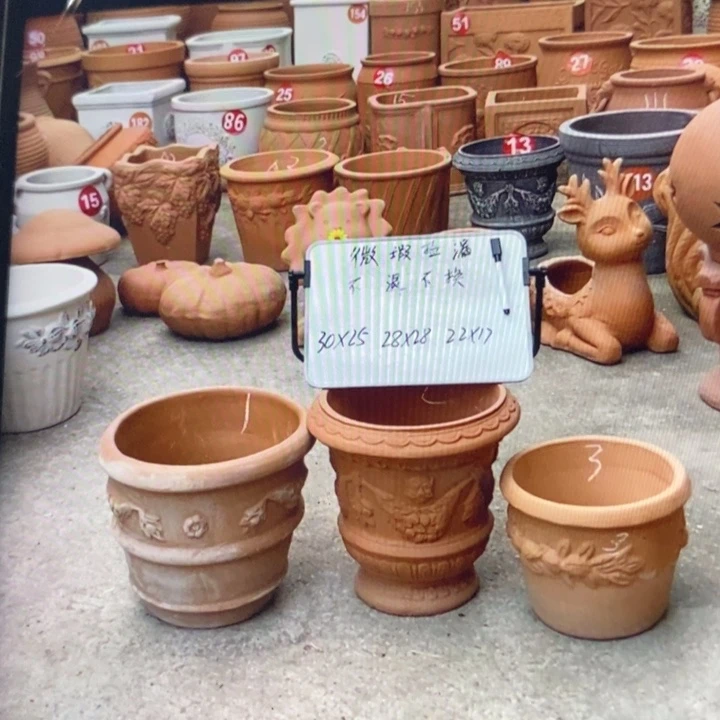 微瑕捡漏3个红陶