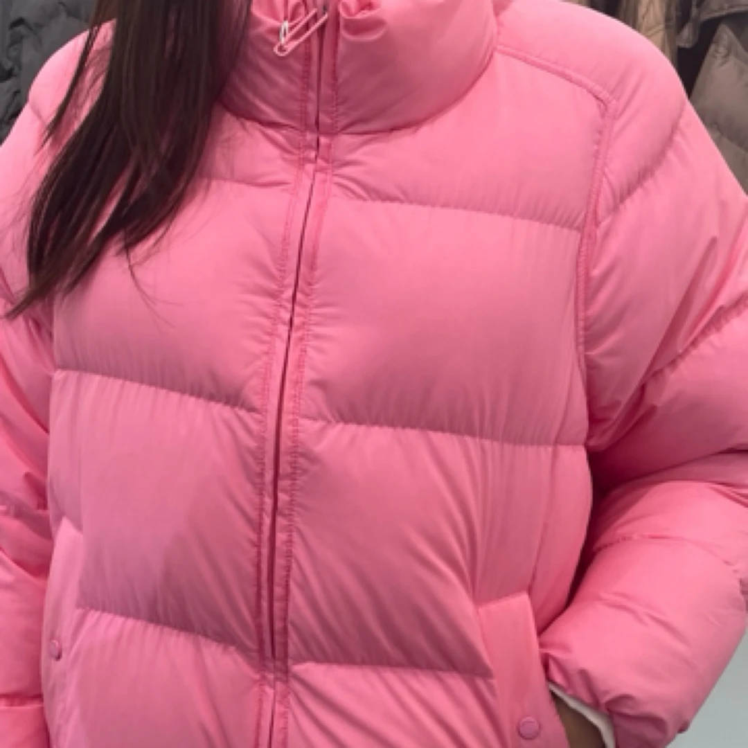 2025新款90白鹅绒小个子立领简约百搭气质保暖羽绒服女款短款时尚