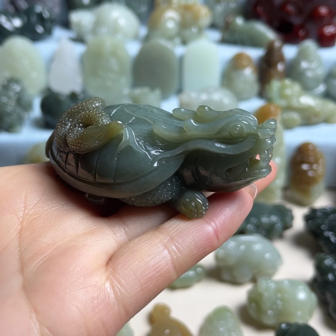 和田玉未镶嵌摆件