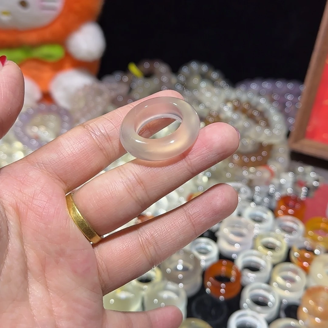 玛瑙/玉髓合金戒指