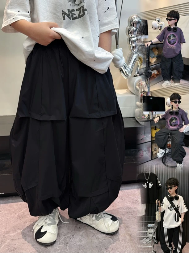 样衣【黑色垂感休闲裤】25091 110-160