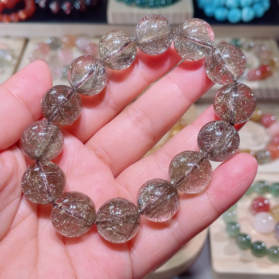 水晶未镶嵌手链发晶手链