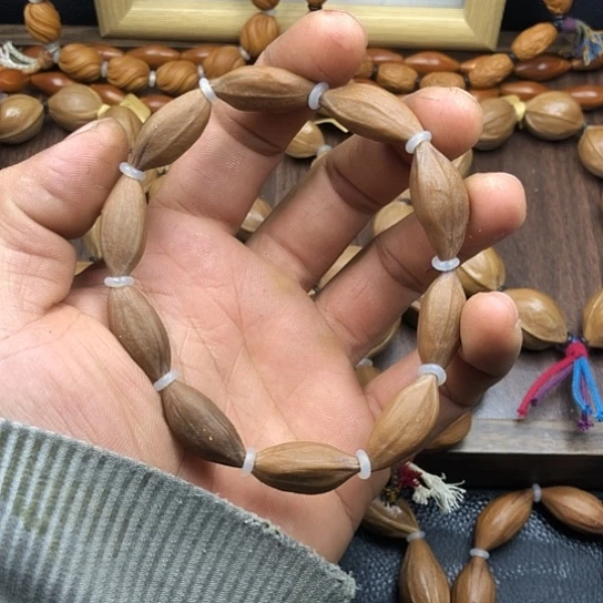 吊坠橄榄核柳叶核手串