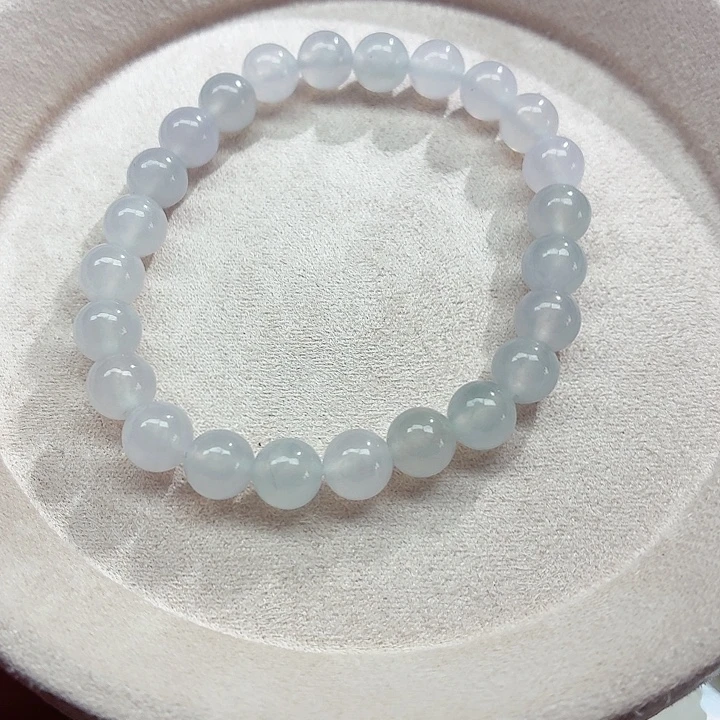 翡翠未镶嵌手链天然缅甸翡翠A货卡7. 8