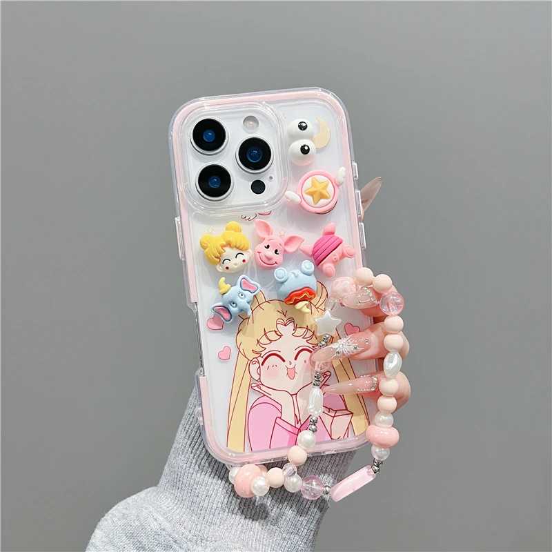 三合一炫彩适用苹果iPhone16/华为荣耀/OPPO/VIVO/小米手机壳爆款