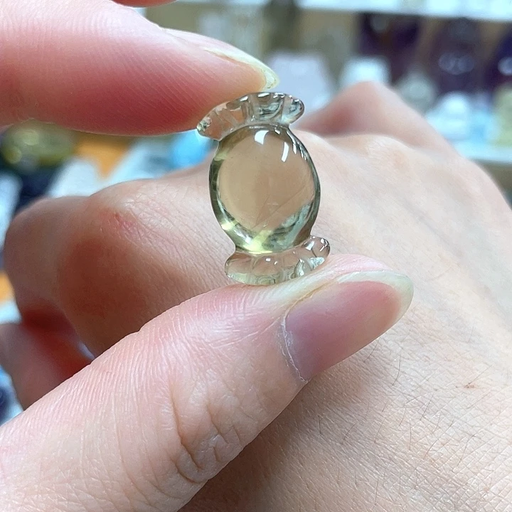 未镶嵌珠宝半成品黄晶3118