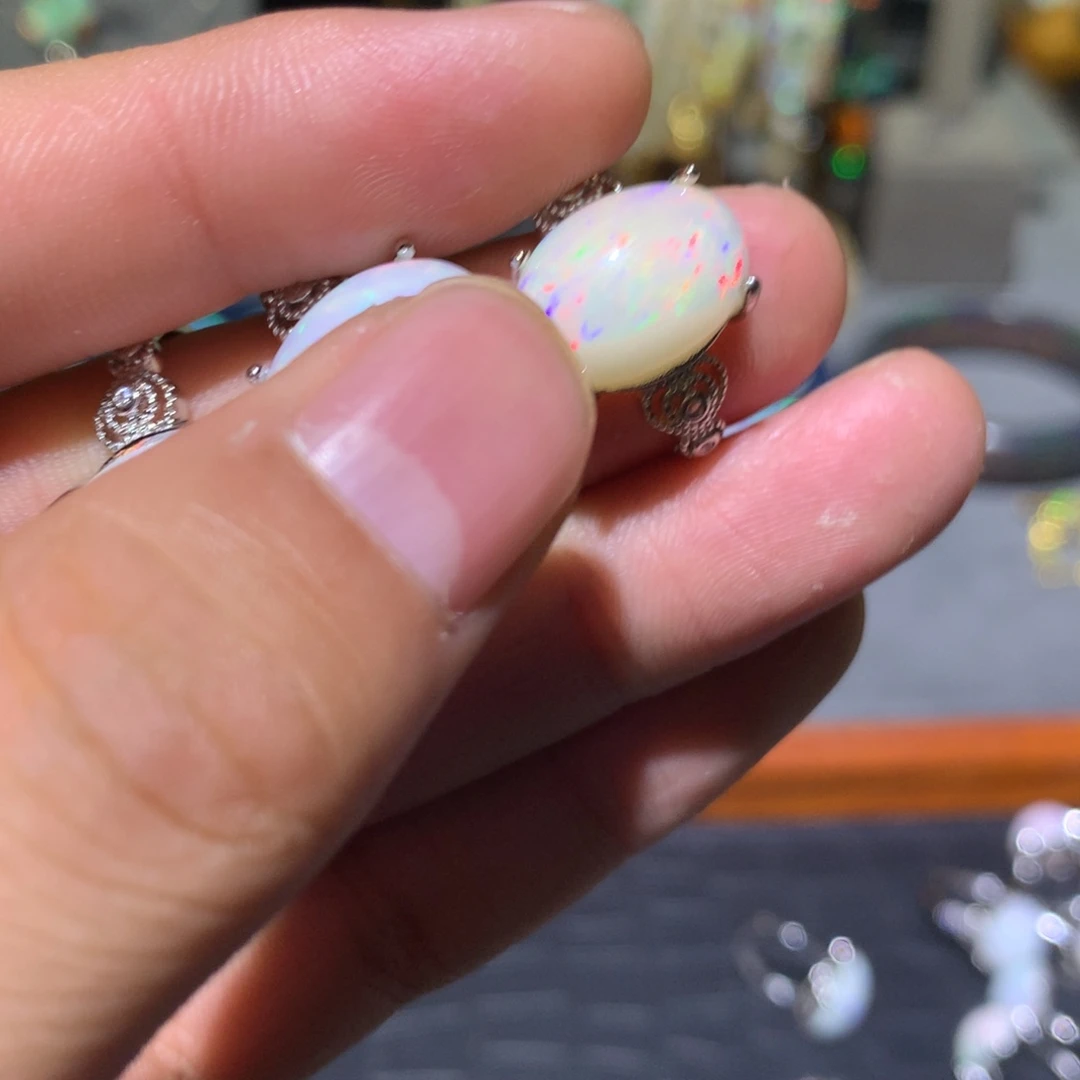 妇***夫欧泊合金欧泊戒指