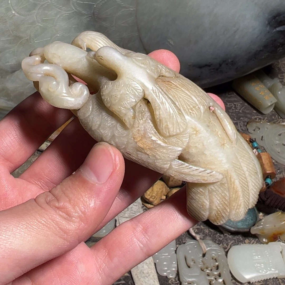 和田玉如图未镶嵌高*车