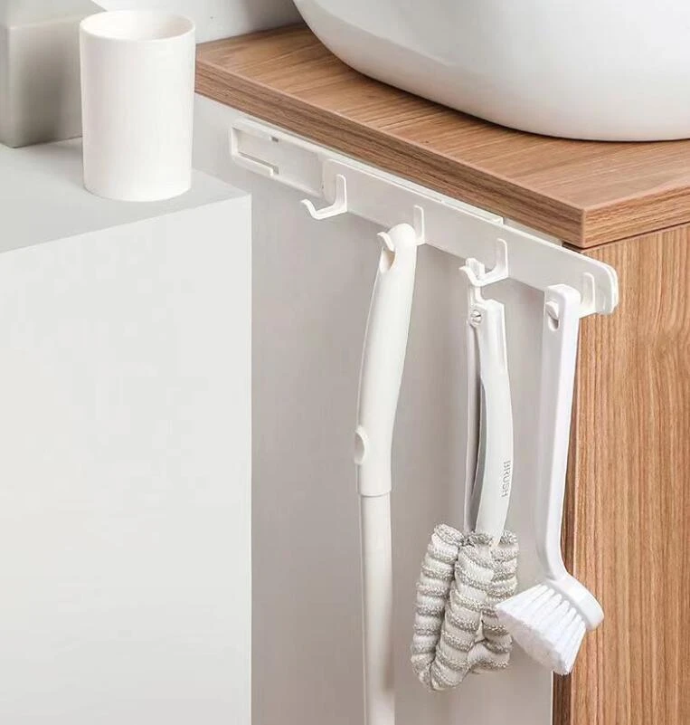 免安装旋转粘贴吸盘家用可伸缩挂钩免钉粘钩免打孔置物架无痕包包