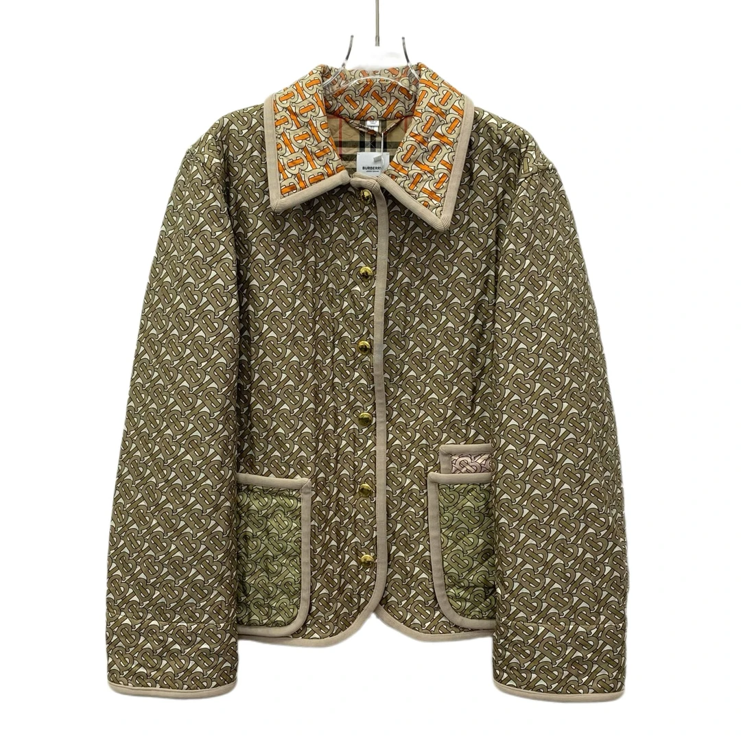 99新 BURBERRY/博柏利  IW0651 Tb字母满印桑蚕丝外套 40 M码