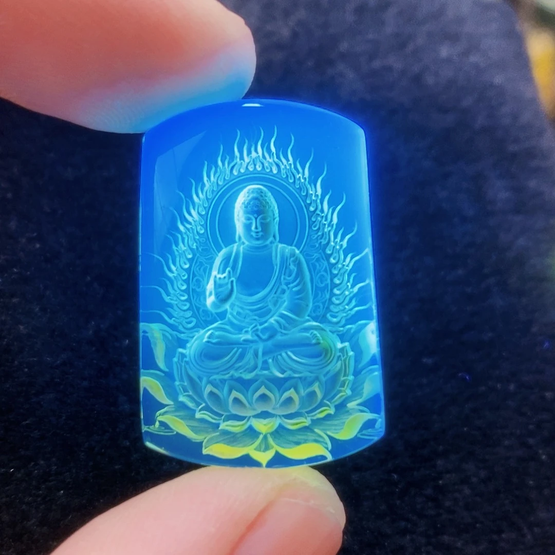 【闪购商品】蓝珀吊坠(不含链)未镶嵌