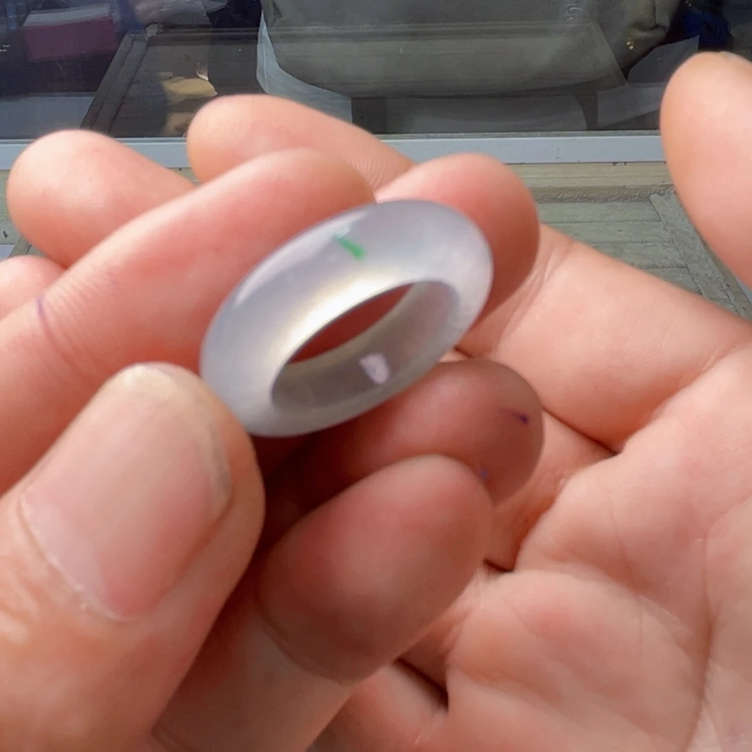 定制翡翠未镶嵌圈口14号