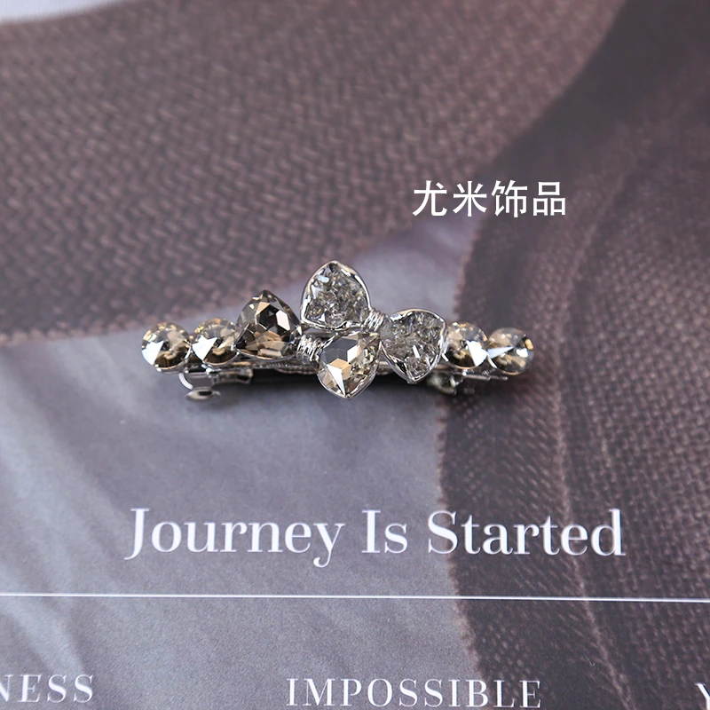 【Umail 尤米】6049时尚百搭轻奢弹簧夹