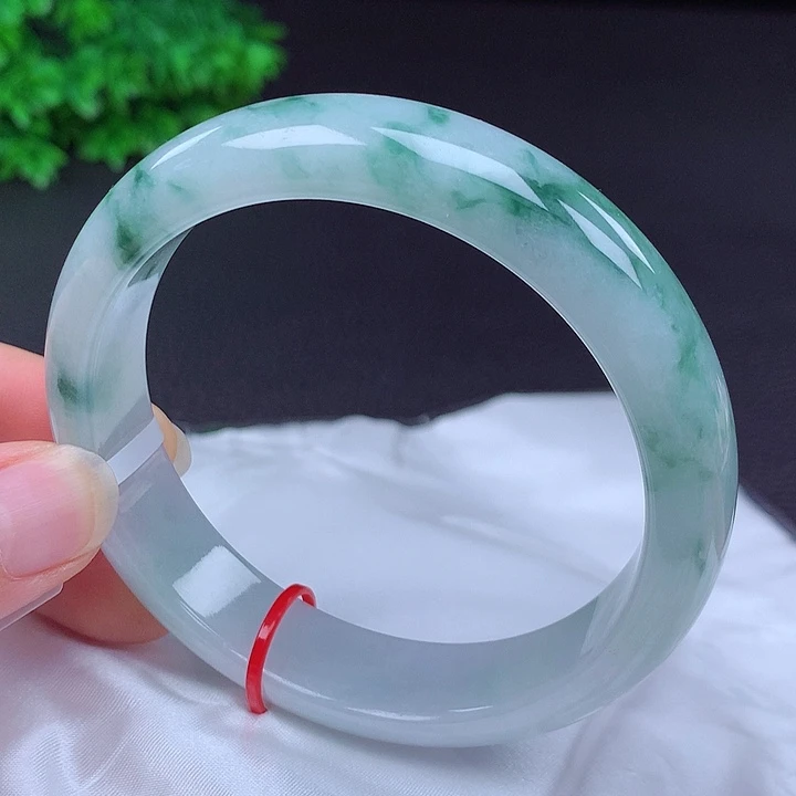 翡翠未镶嵌手镯63圈431202