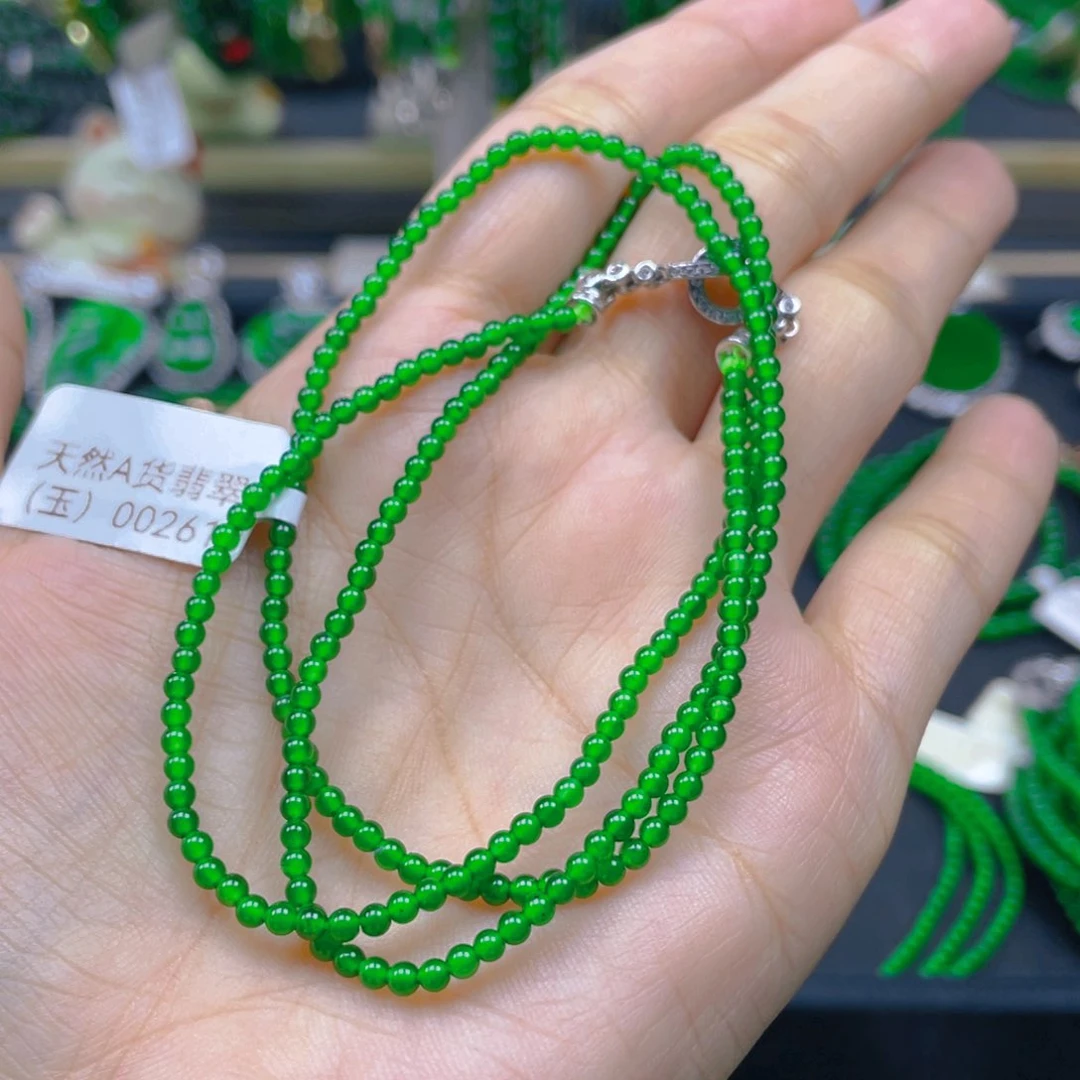 颈饰未镶嵌翡翠项链2.5