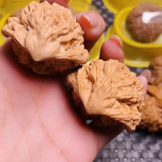 毒***o文玩核桃蛇头聚宝盆