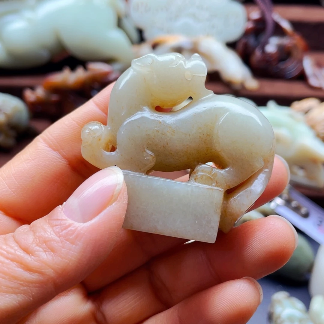 吊坠白玉菩提摆件