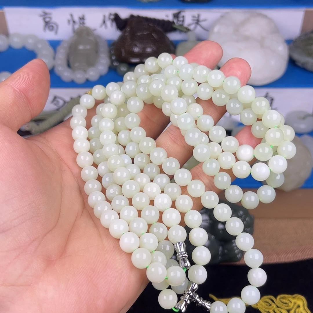 和田玉未镶嵌颈饰新疆和田玉于田料多样性发货发一条