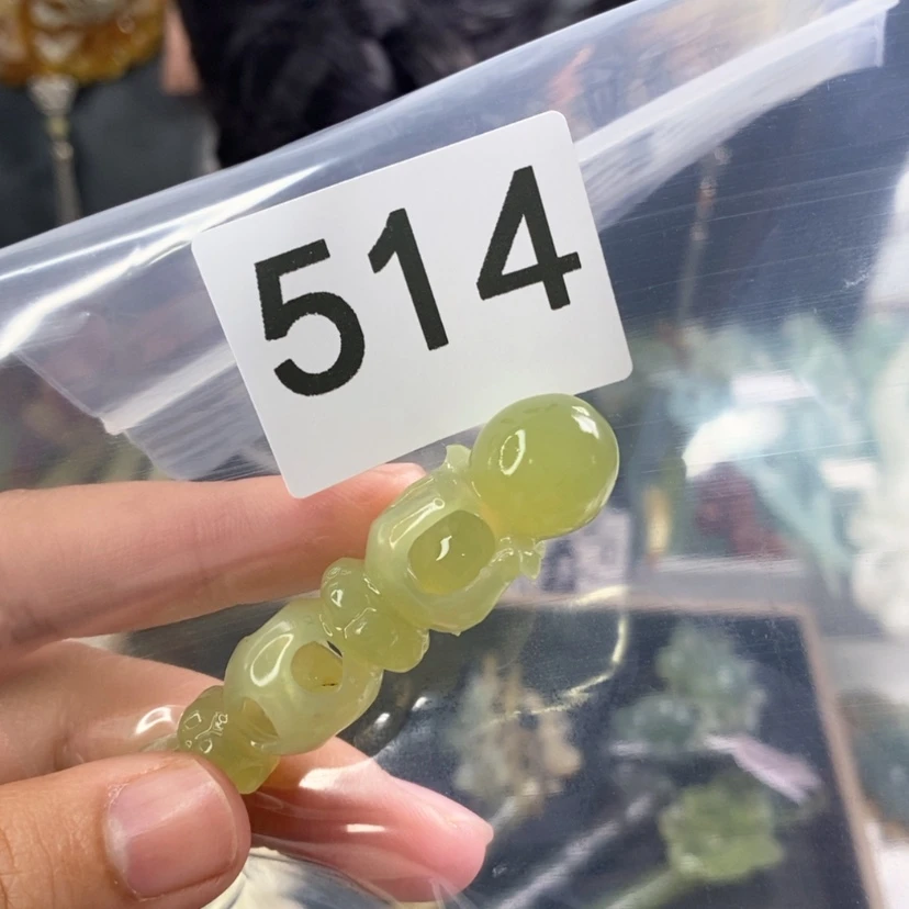 【闪购商品】岫玉发饰未镶嵌奔**群