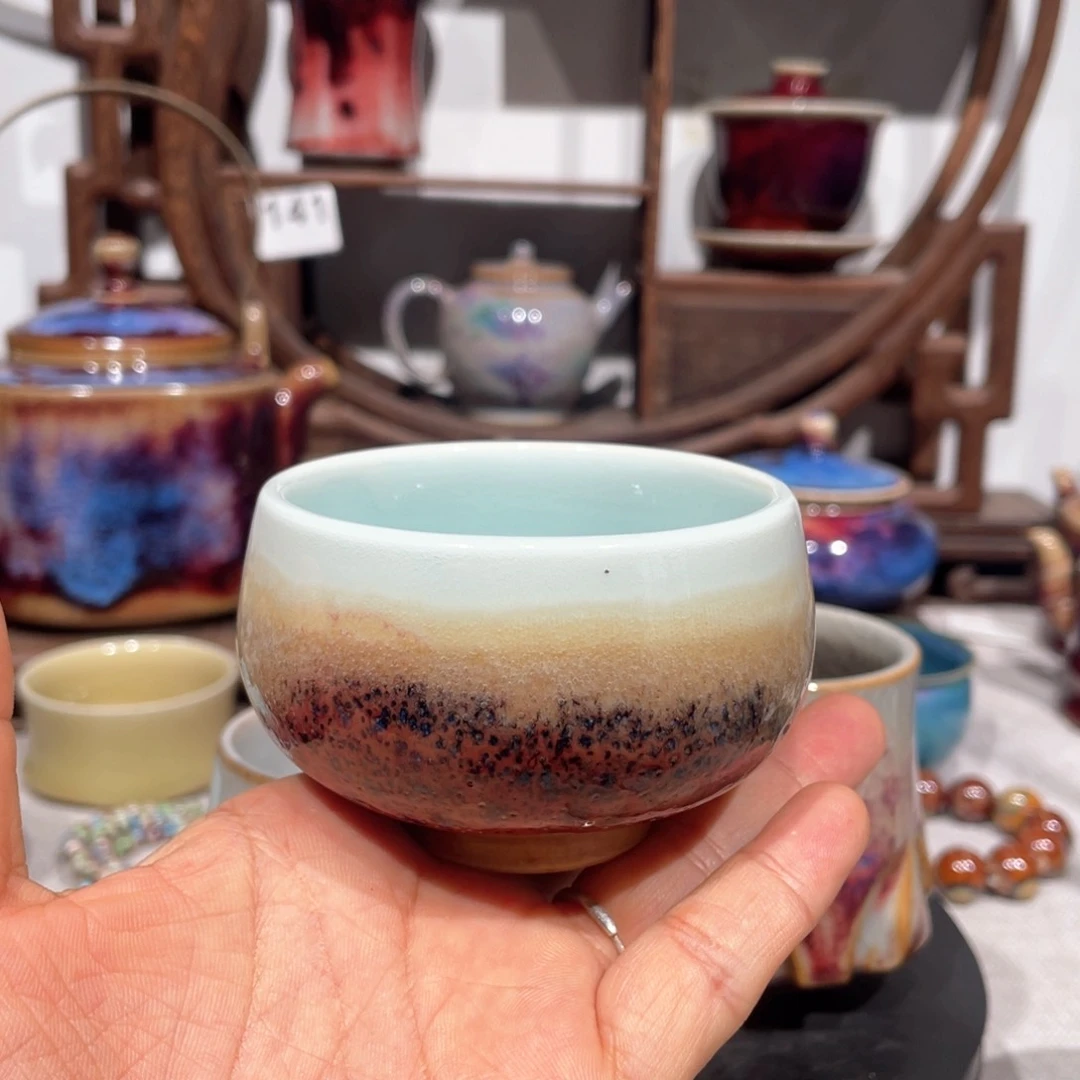 中国源***我神垕钧瓷茶器