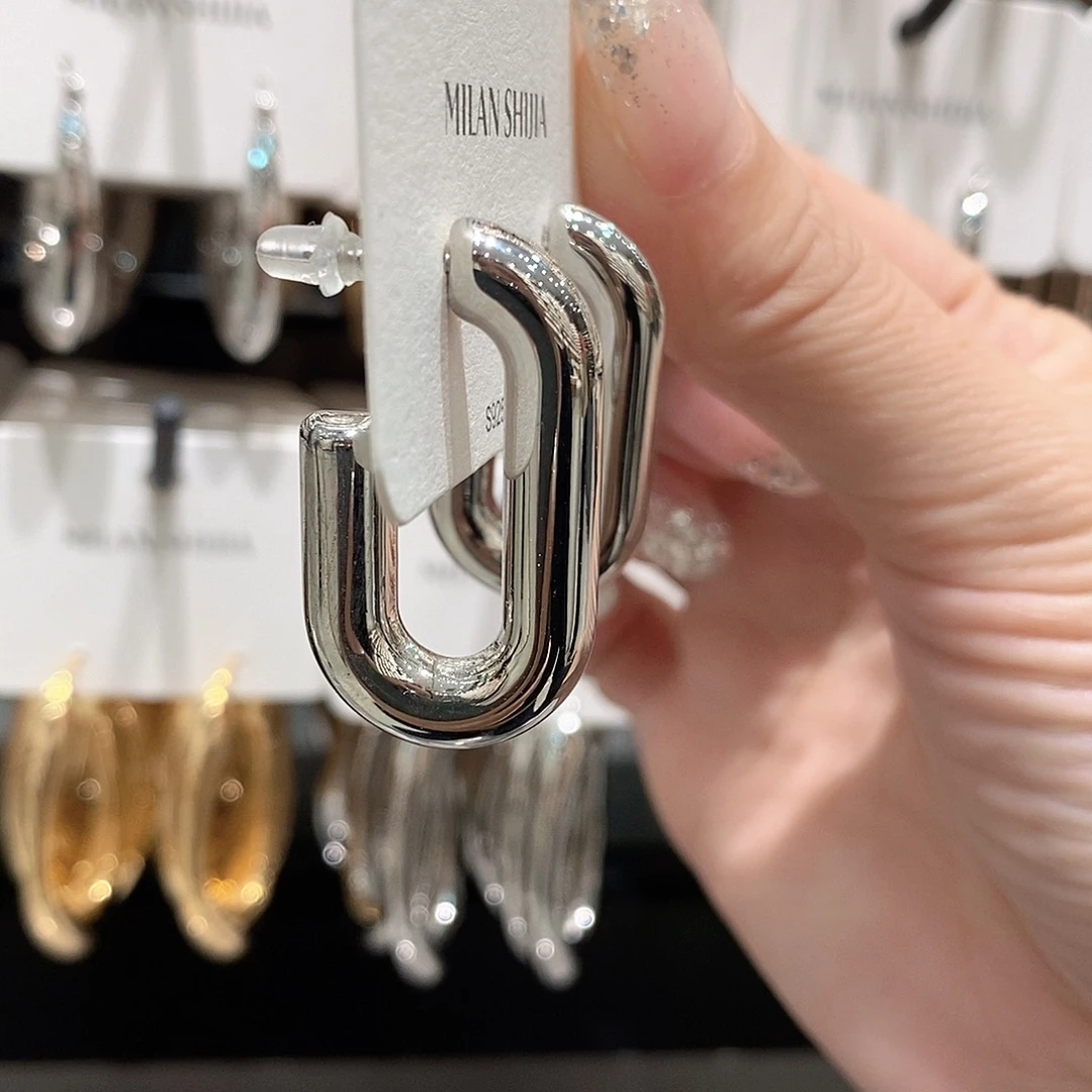 铜合金925银回形针银色