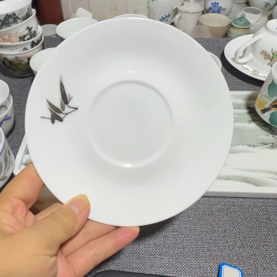 醴陵高温瓷器14.5厘米手绘