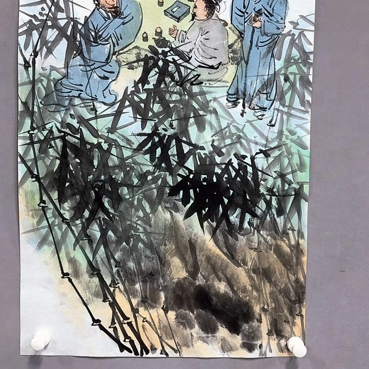 国画亲笔手绘放心去藏