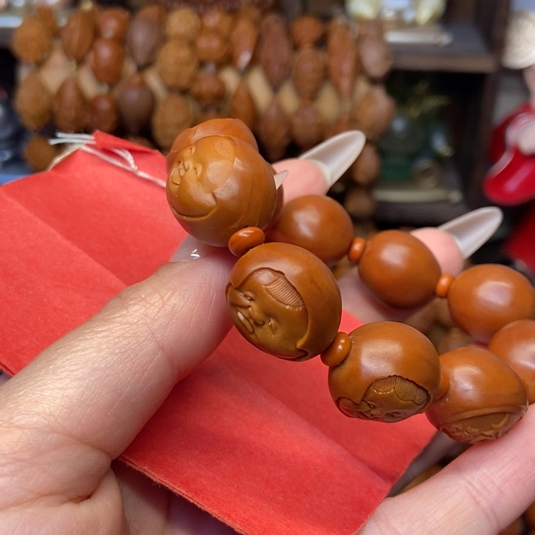 橄榄核手串/手链招财童子1.7