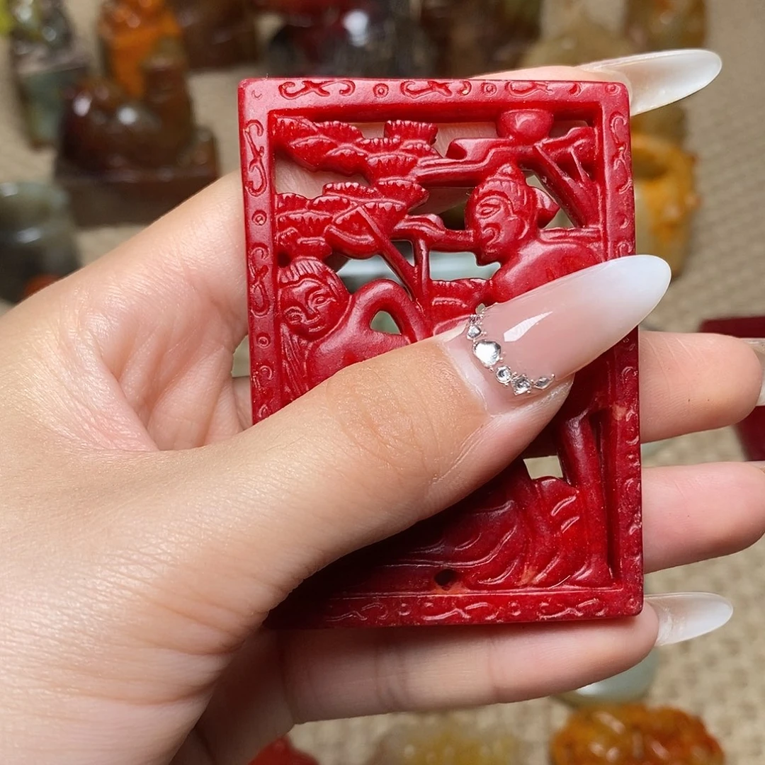 未镶嵌蛇纹石玉颈饰