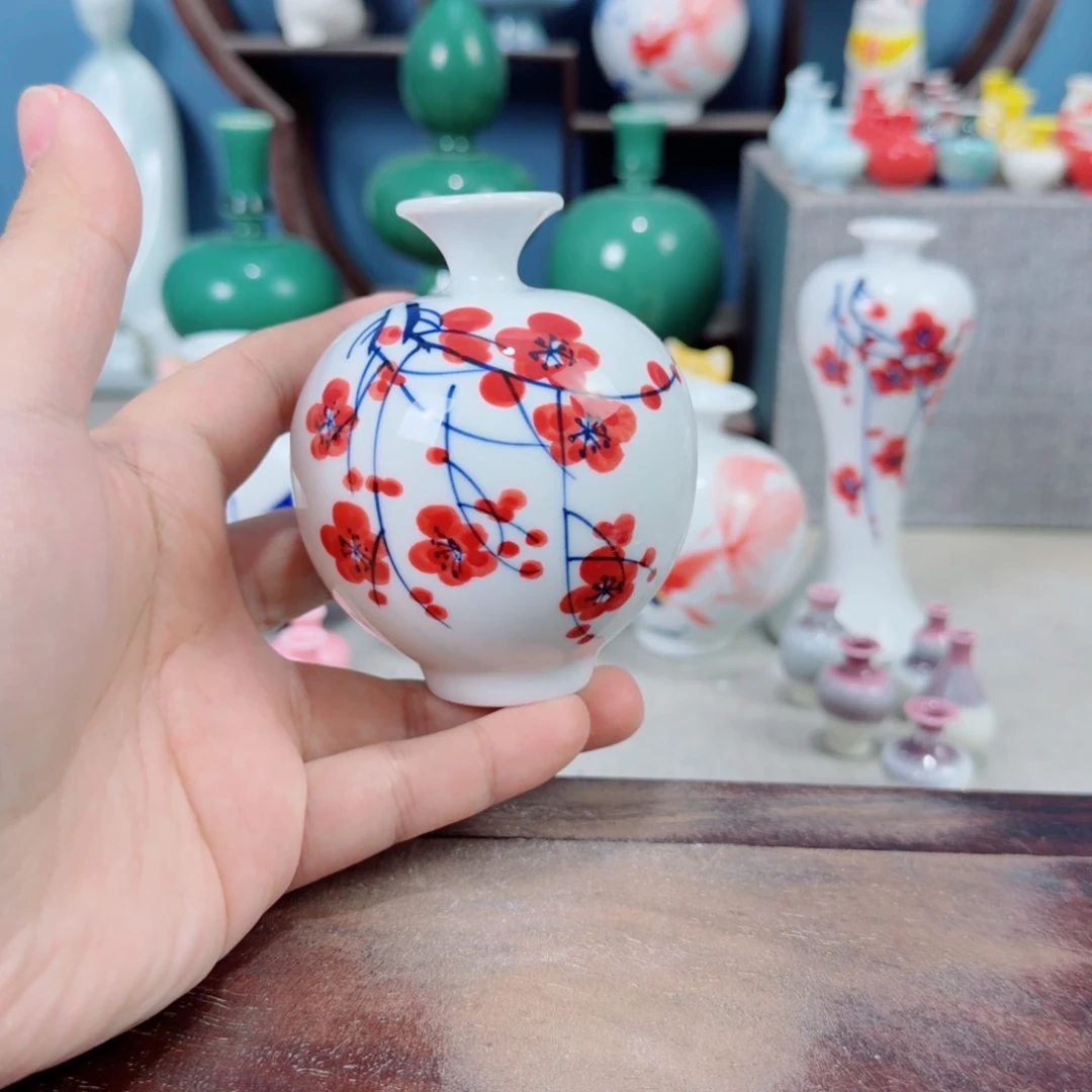 陶瓷手工小花器摆件