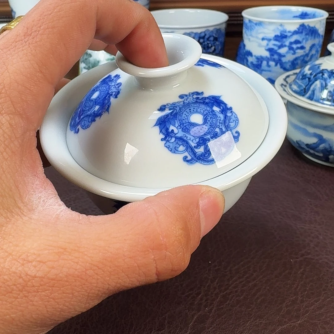 瓷片辉***同当代景德镇陶瓷手绘茶具