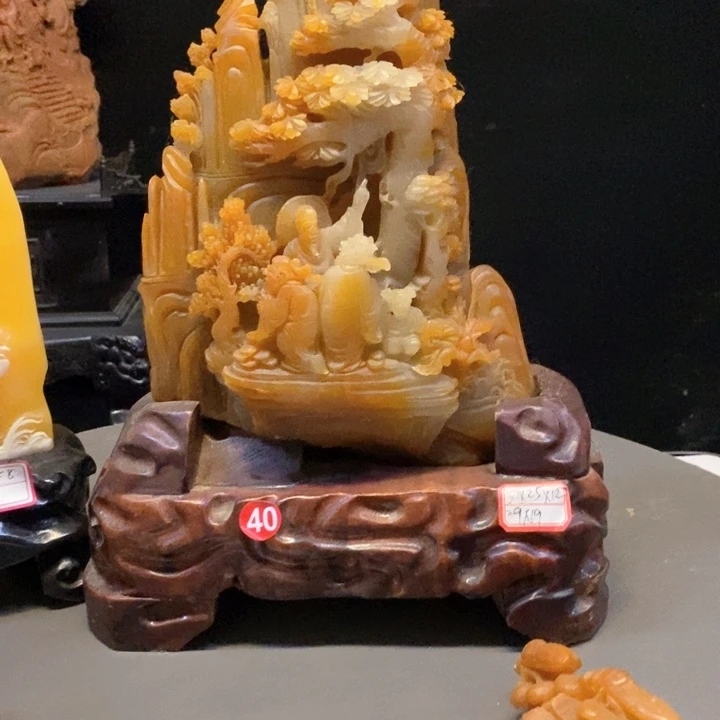 9***9石材山水摆件艺术品