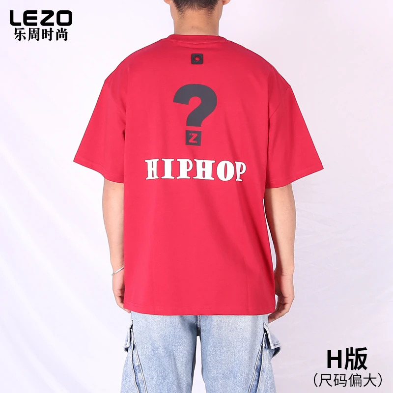 LEZO乐周时尚男装短袖圆领T恤L25234114