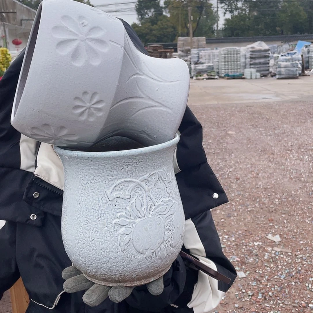 红陶王嫂花盆0201-465