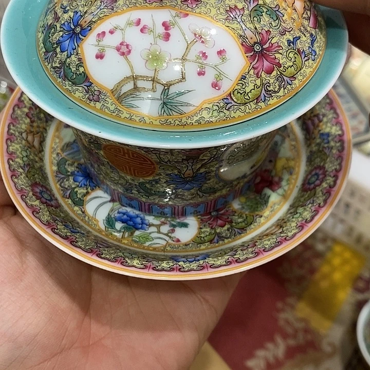 摆件景德镇陶瓷主人杯13455