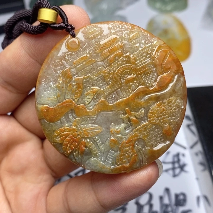 颈饰未镶嵌翡翠翡翠