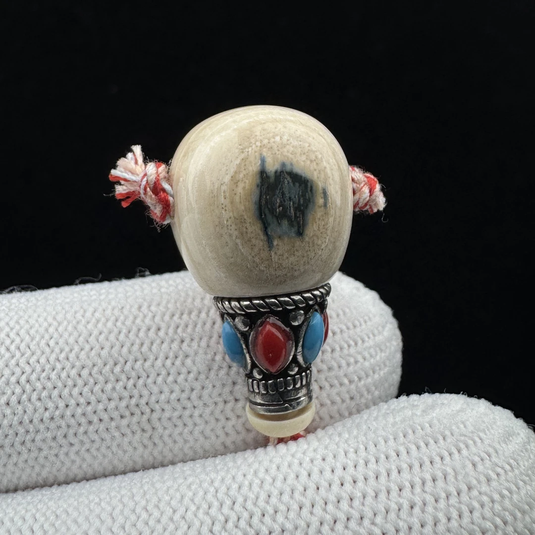 D4619天然猛犸牙分体三通11*23.3mm支持鉴定 假一罚四