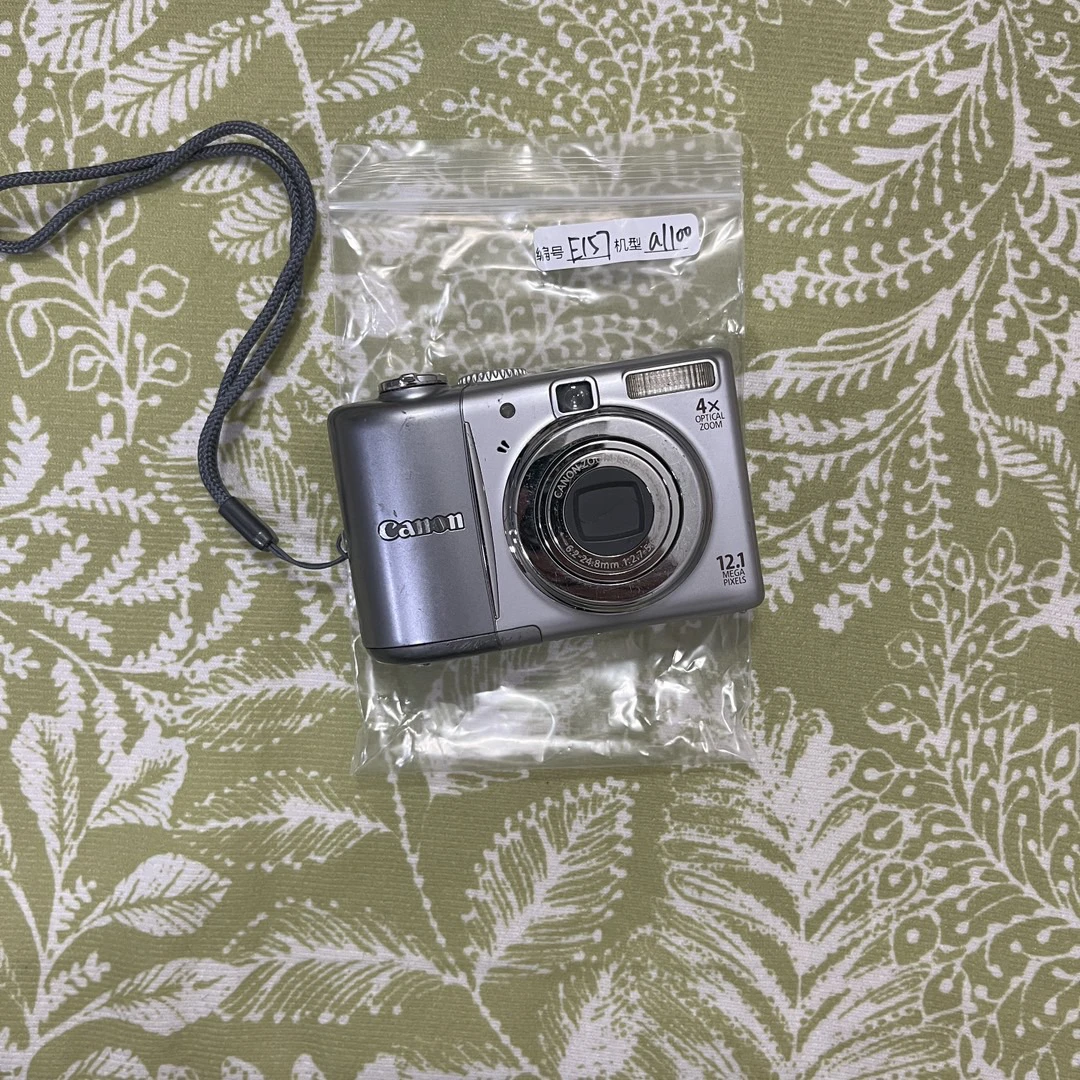 9新 Canon/佳能 a1100 二手ccd 1210万像素4倍变焦 自备5号电池