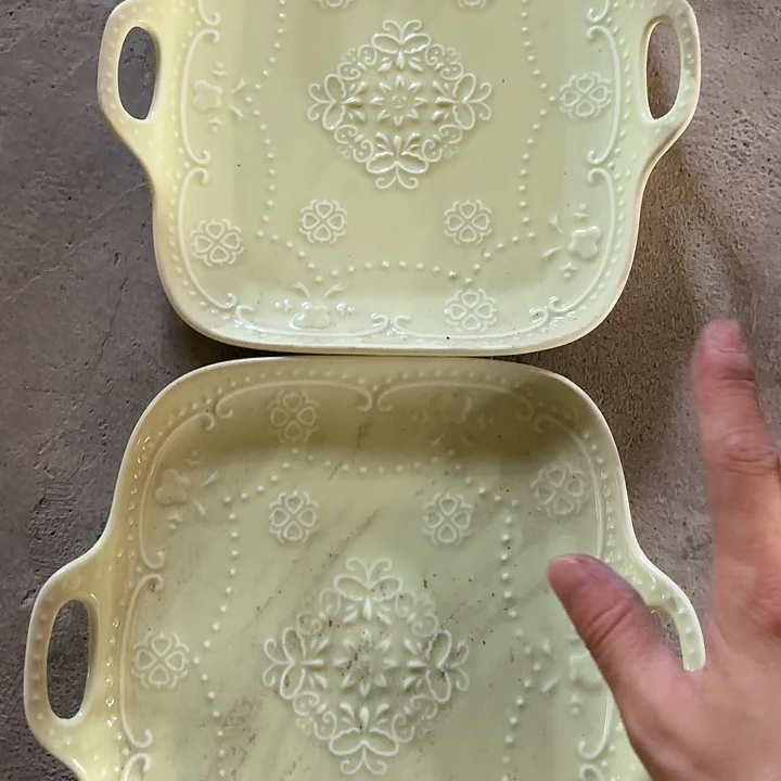 碟微瑕介意勿拍……2个