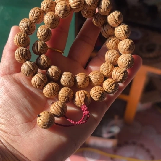 木质野生桃核36颗1.3