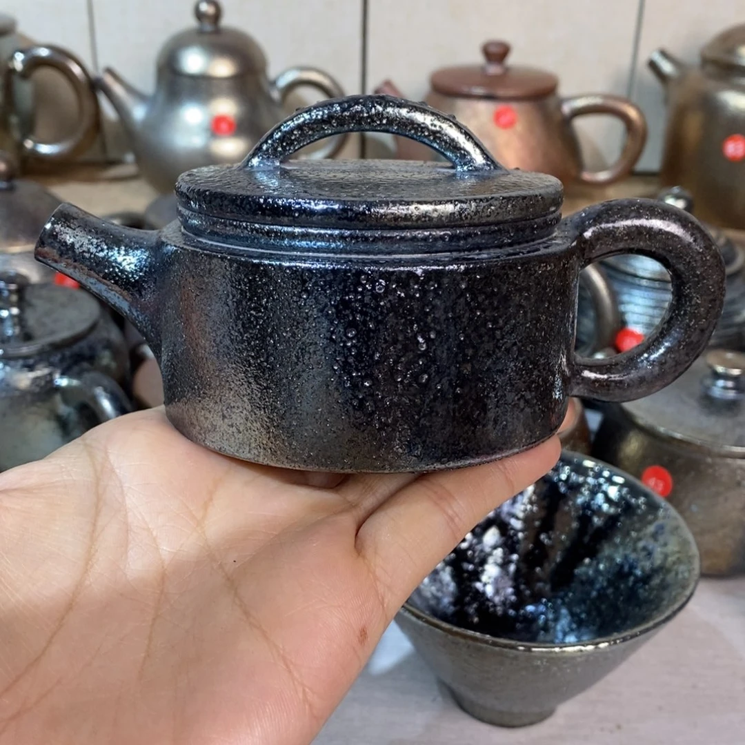 远***瞩云南建水紫陶柴烧壶