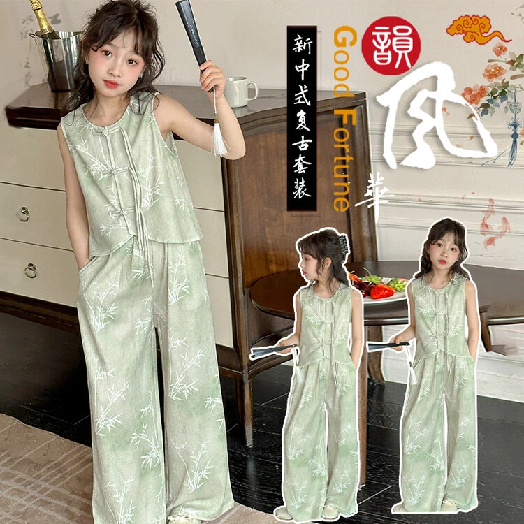 女宝夏装套装2025新款女童韩版夏季潮款休闲显瘦时尚宝宝爆款春季