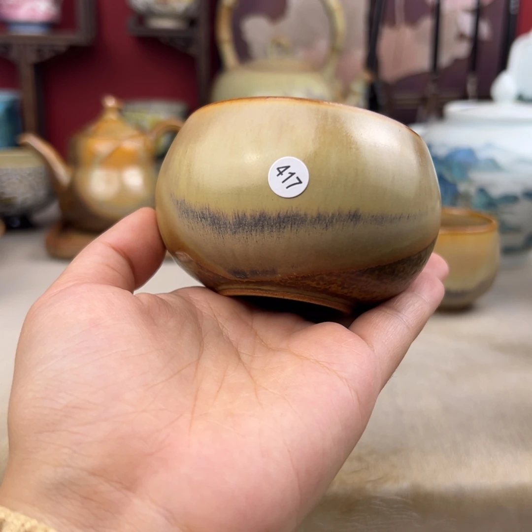 杯纯手工柴烧主人杯