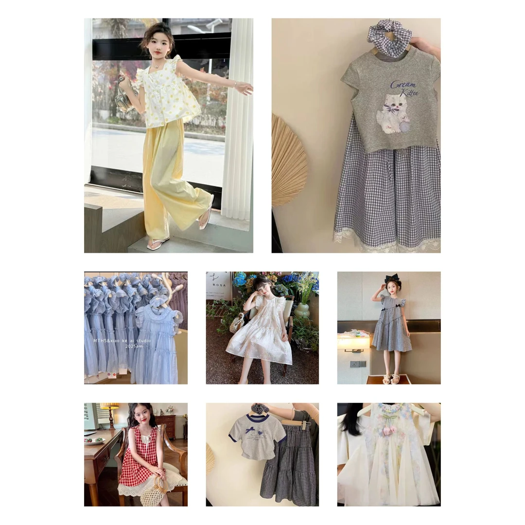 HANBAN -701-767韩版连衣裙系列百搭宽松潮流卡通汉元素仙女甜美