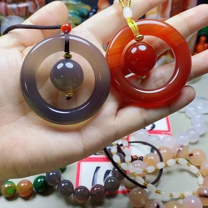 未镶嵌吊坠(不含链)玛瑙/玉髓升****