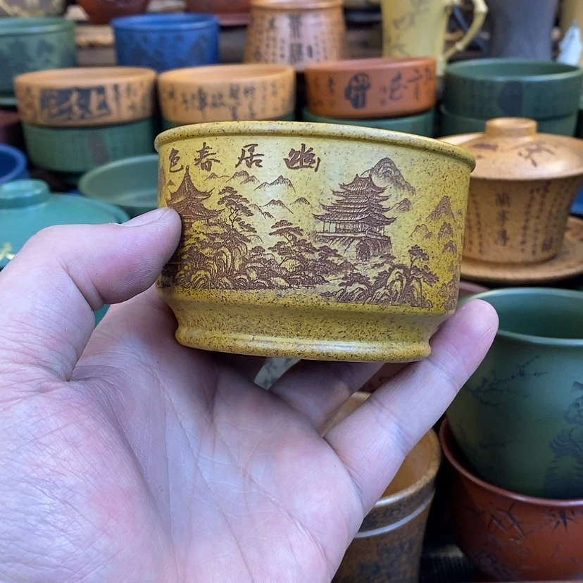 【闪购商品】紫砂杯子宜兴全手工紫砂杯