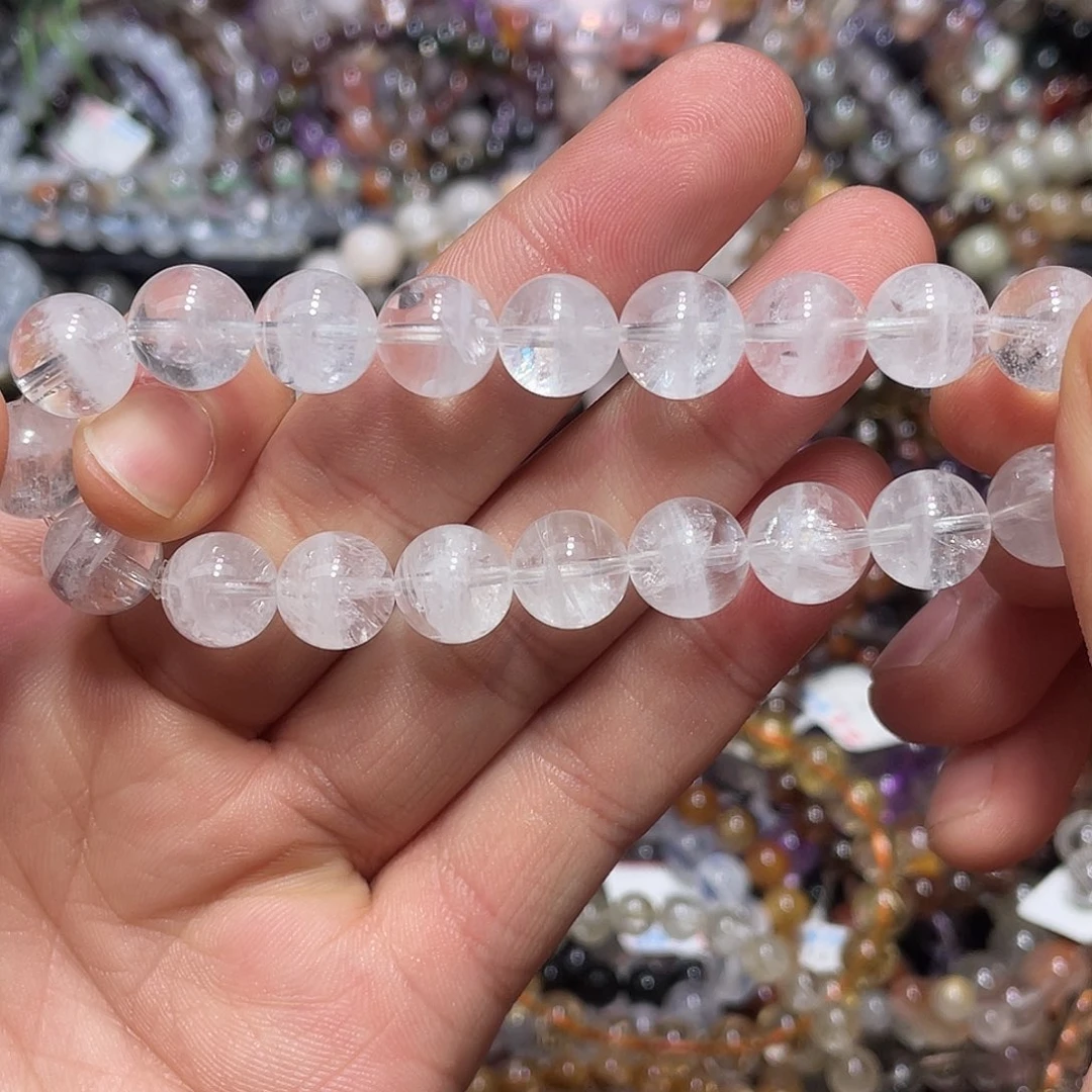 水晶手链未镶嵌喜马拉雅白幽灵10.4