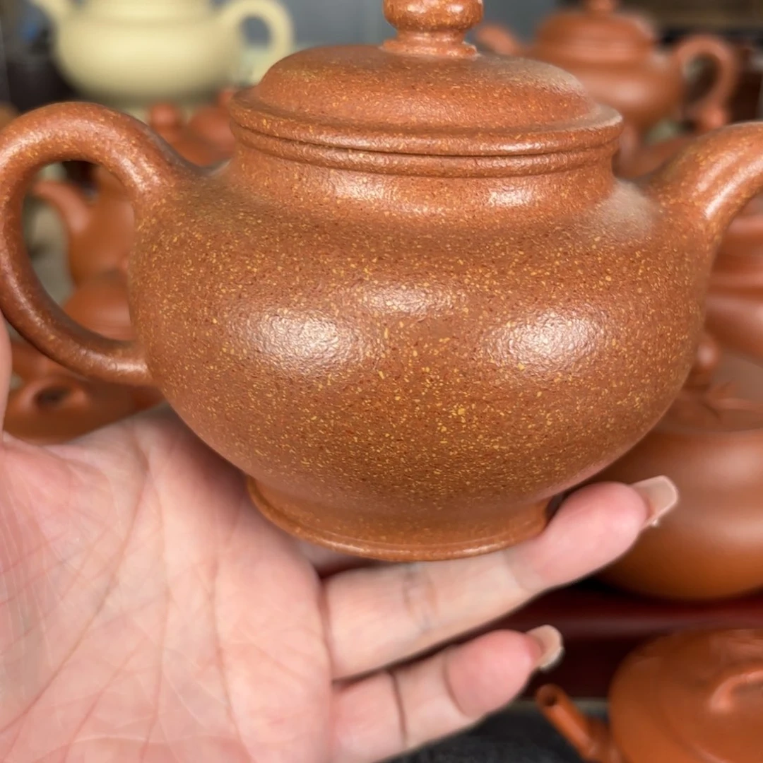 紫砂茶壶小**游红降坡微瑕掇只