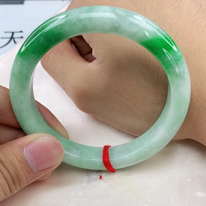 未镶嵌手镯翡翠圈63。0B06-4